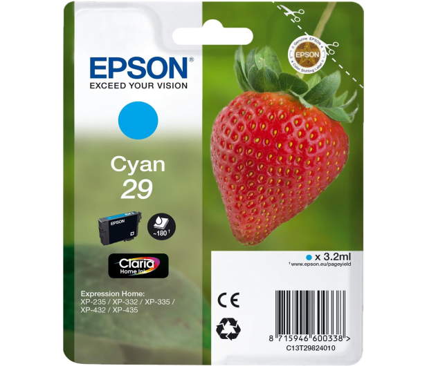 EPSON EP29C (T2982) Cyan do XP-245/342/345 - 332044 - zdjęcie